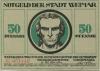 Weimar - Stadt - 1.3.1921 - 50 Pfennig 