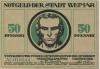 Weimar - Stadt - 1.3.1921 - 50 Pfennig 