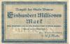 Weimar - Stadt - 15.10.1923 - 100 Millionen Mark 
