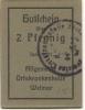 Weimar - Allgemeine Ortskrankenkasse - Juni 1921 - 2 Pfennig