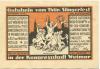 Weimar - Thüringer Sängerfest - 1.7.1921 - 15.7.1921 - 10 Pfennig