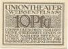 Weißenfels - Union-Theater - -- - 10 Pfennig 