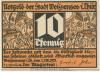 Weißensee - Stadt - 1.8.1921 - 10 Pfennig 