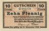 Werdau - Stadt - - 31.12.1918 - 10 Pfennig 