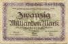 Werdau - Stadt - 25.10.1923 - 20 Milliarden Mark 