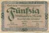 Werdau - Stadt - 25.10.1923 - 50 Milliarden Mark 