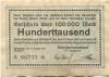 Werdohl - Arbeitgeberverband - 15.8.1923 - 15.9.1923 - 100000 Mark