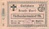 Werl - Stadt - 10.8.1923 - ab 1.9.1923 - 500000 Mark 
