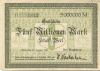 Werl - Stadt - 17.8.1923 - ab 1.10.1923 - 5 Millionen Mark 