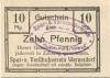 Wermsdorf - Spar- und Vorschussverein - -- - 10 Pfennig 