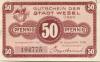 Wesel - Stadt - 1918 - 30.9.1921 - 50 Pfennig 
