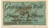 Wesel - Stadt - 1919 - 30.9.1921 - 25 Pfennig 