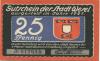 Wesel - Stadt - 1921 - 25 Pfennig 