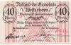 Westerhorn - Gemeinde - - 31.12.1921 - 40 Pfennig 