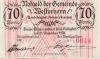Westerhorn - Gemeinde - - 31.12.1921 - 70 Pfennig 