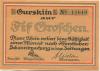 Westerland  (heute: Gemeinde Sylt) - Stadt - 1921 - 50 Pfennig 