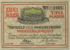 Westerland  (heute: Gemeinde Sylt) - Stadt - 1921 - 2 Mark 