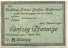 Westerland  (heute: Gemeinde Sylt) - Janssen, Johann, Bankhaus - 1.4.1918 - 50 Pfennig 