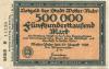 Wetter - Stadt - 27.8.1923 - 500000 Mark 