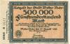 Wetter - Stadt - 27.8.1923 - 500000 Mark 