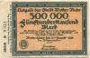 Wetter - Stadt - 27.8.1923 - 500000 Mark 