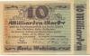 Wetzlar - Kreis - 26.10.1923 - 10 Milliarden Mark 