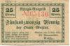 Wetzlar - Stadt - 15.11.1918 - 15.11.1919 - 25 Pfennig 