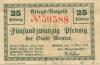 Wetzlar - Stadt - 15.11.1918 - 15.11.1919 - 25 Pfennig 