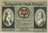 Wetzlar - Stadt - 14.9.1920 - 25 Pfennig 