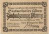 Wiebelskirchen (heute: Neunkirchen) - Bürgermeisterei - 7.2.1920 - 25 Pfennig