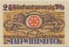 Wiedenbrück (heute: Rheda-Wiedenbrück) - Stadt - 1.7.1921 - 25 Pfennig 