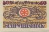 Wiedenbrück (heute: Rheda-Wiedenbrück) - Stadt - 1.7.1921 - 50 Pfennig 