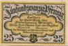 Wiehe (heute: Roßleben) - Stadt - 9.10.1920 - 25 Pfennig 