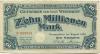 Wiesbaden - Stadt - August 1923 - 31.10.1923 - 10 Millionen Mark 