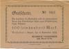 Wiesenbad - Meyer & Co, Mechanische Flachsspinnerei - 8.9.1922 - 30.9.1922 - 100 Mark