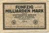Wiesloch - Stadt - 27.10.1923 - 50 Milliarden Mark 