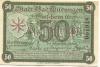 Wildungen (Bad) - Stadt - 18.10.1918 - 50 Pfennig 
