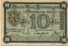 Wildungen (Bad) - Stadt - 25.3.1920 - 10 Pfennig 