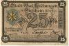 Wildungen (Bad) - Stadt - 25.3.1920 - 25 Pfennig 