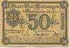 Wildungen (Bad) - Stadt - 25.3.1920 - 50 Pfennig 