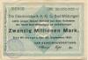 Wildungen (Bad) - Stadt - 20.9.1923  - 20 Millionen Mark 