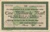 Wildungen (Bad) - Stadt - 12.10.1923  - 1 Milliarde Mark 