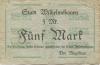 Wilhelmshaven - Stadt - - 1.2.1919 - 5 Mark 