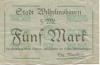 Wilhelmshaven - Stadt - - 1.2.1919 - 5 Mark 