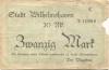 Wilhelmshaven - Stadt - - 1.2.1919 - 20 Mark 