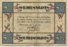 Wilhelmshaven - Stadt - 10.6.1920 - 50 Pfennig 