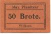 Wilkau - Planitzer, Max (Bäckerei) - -- - 50 Brote 