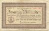 Wilsdruff - Stadt - 27.10.1923 - 20 Milliarden Mark 