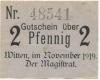 Witten - Stadt - November 1919 - 2 Pfennig 