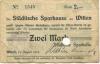 Witten - Städtische Sparkasse - 11.8.1914 - 31.12.1914 - 2 Mark 